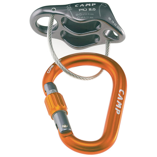 CAMP - Piu 2.0 Belay Kit - Gun Metal