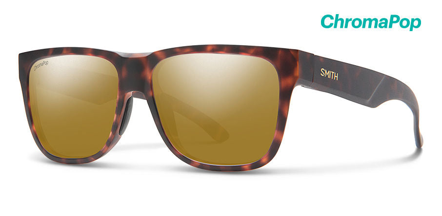 Smith - Lowdown 2 - Matte Tortoise; ChromaPop Polarized Brown