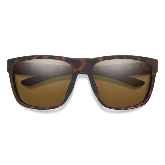 Smith - Barra - Matte Tortoise; ChromaPop Polarized Brown