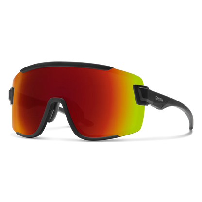 Smith - Wildcat - Matte Black; Red Mirror