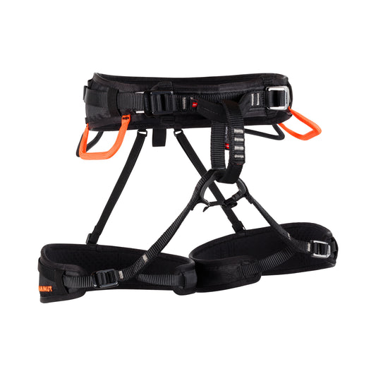 Mammut - Ophir 4 Slide Harness - Black-Safety Orange