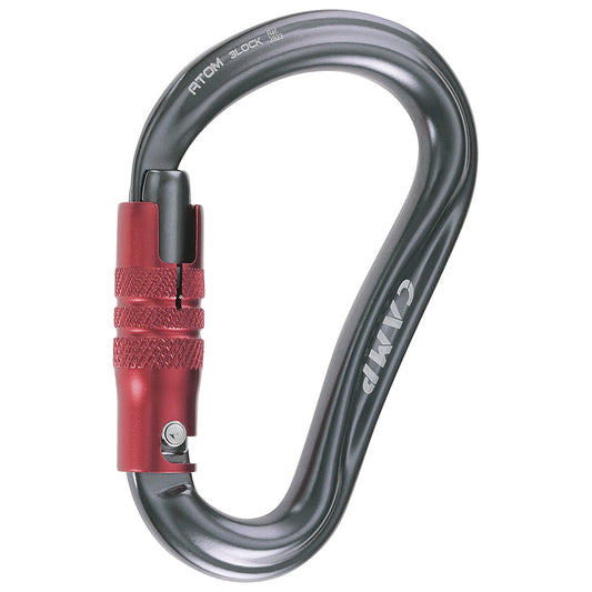 CAMP - Atom 3Lock Carabiner - Gun Metal