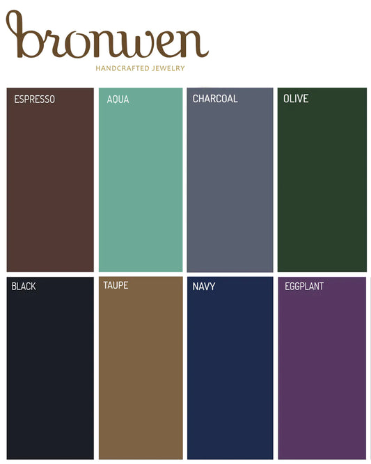 Bronwen - Tiny Charm Mountain - Olive Silver