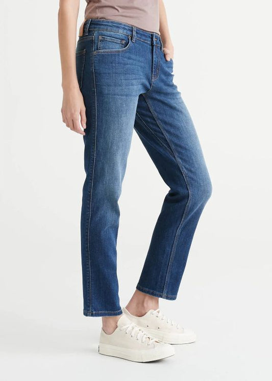 Duer - Performance Denim Girlfriend - Heritage Blue