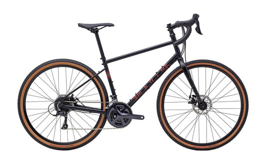 Marin - 2022 Four Corners Touring Bike - Satin Black/Red