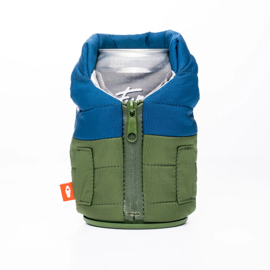 Puffin - The Puffy Vest - Olive Green/Varsity