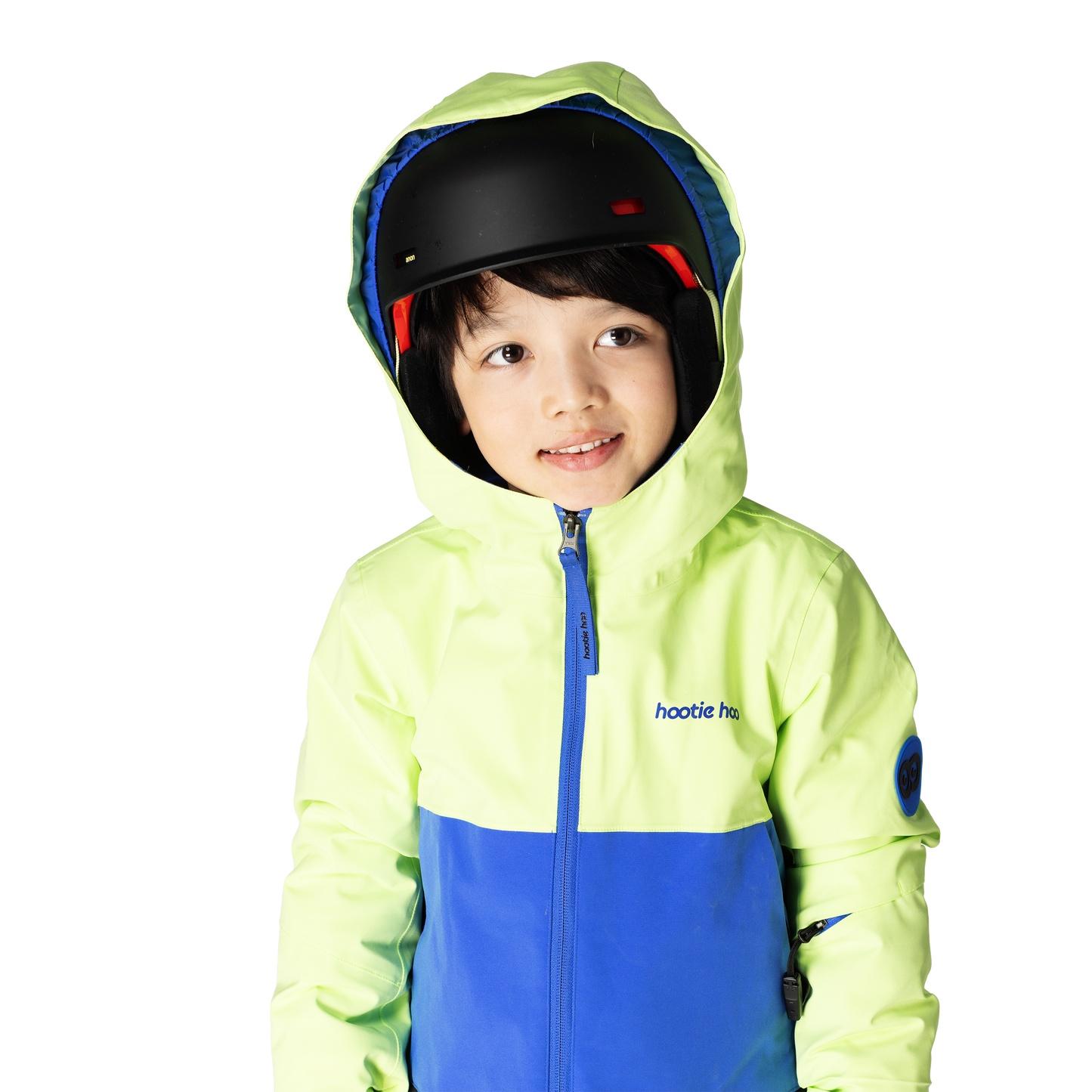 Kids Vista Insulated Snowsuit - Lime/Vivid Blue/Raven Black