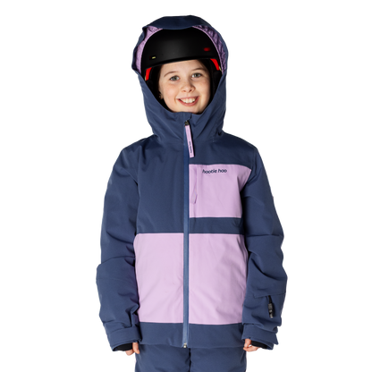 Kids Pinnakle Insulated Jacket - Sea Blue/Lavender