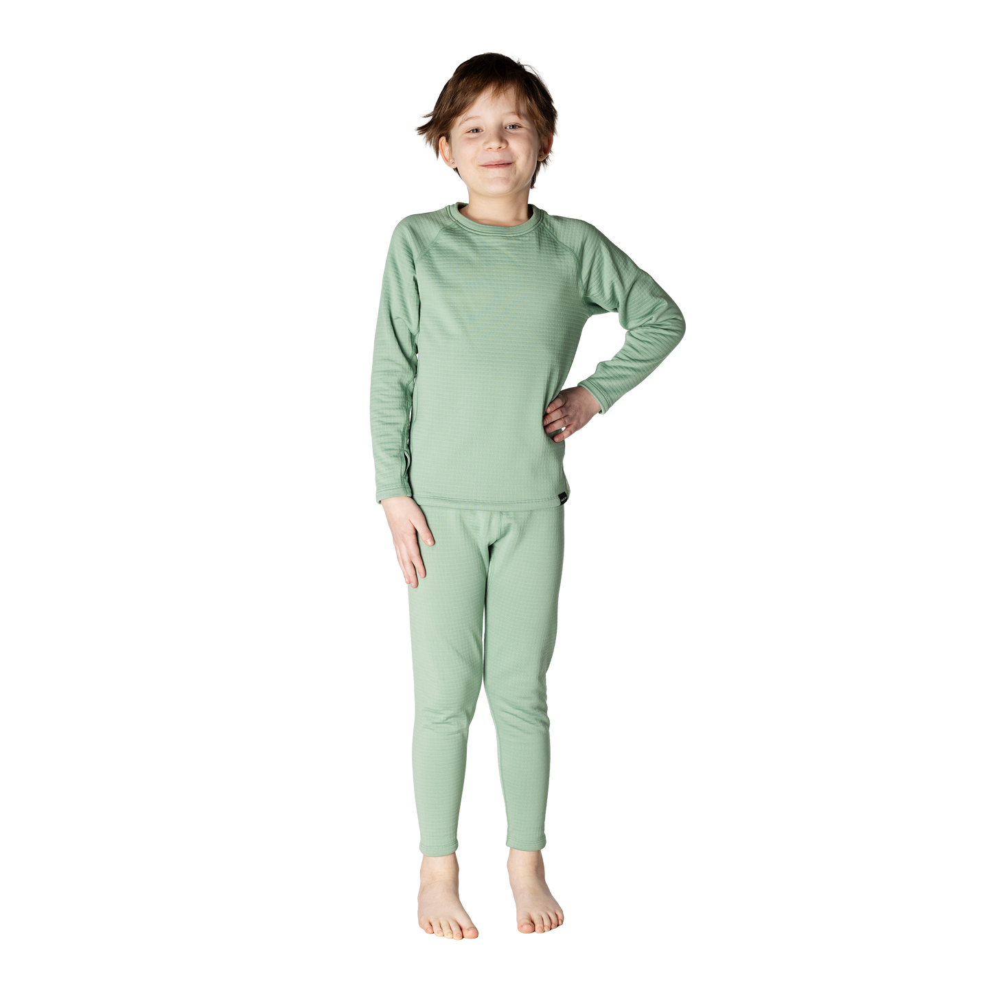 Kids Torrent Layering Fleece Set - Basil