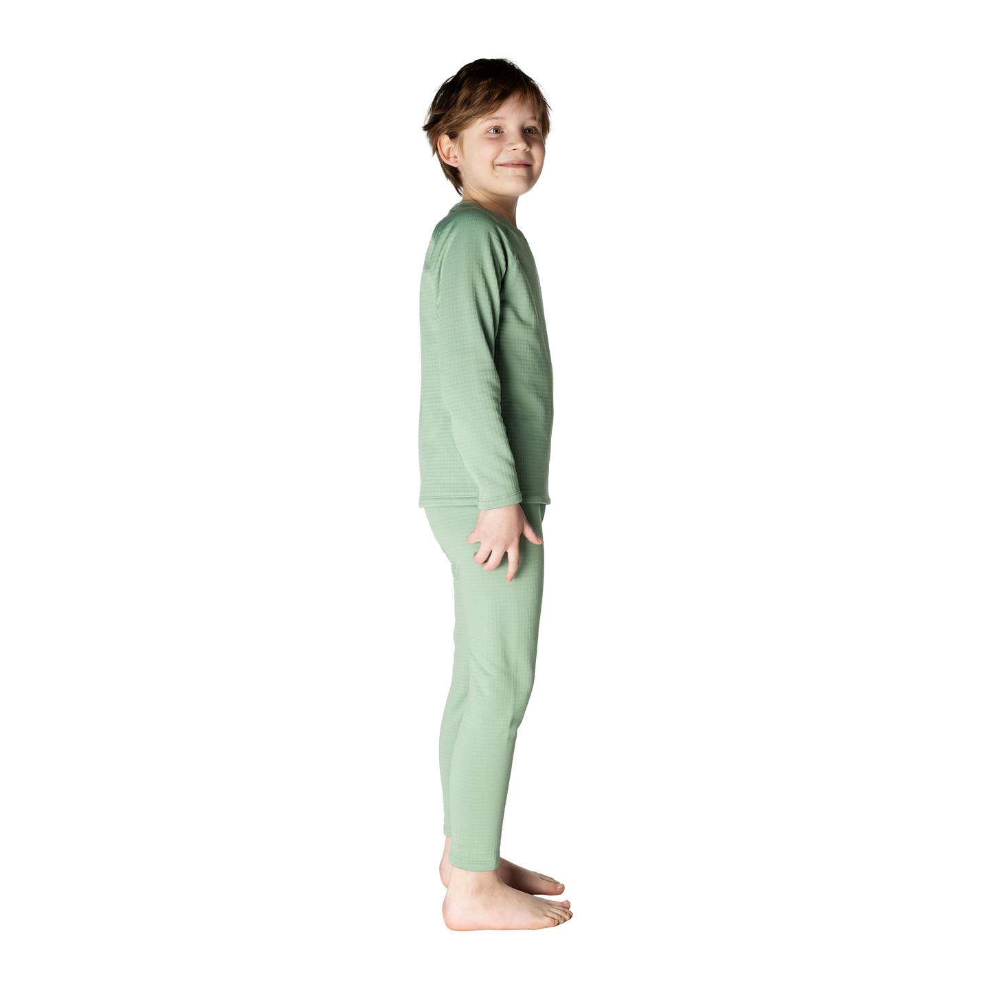 Kids Torrent Layering Fleece Set - Basil