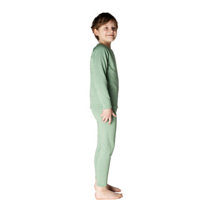 Kids Torrent Layering Fleece Set - Basil