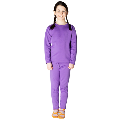 Kids Torrent Layering Fleece Set - Grape