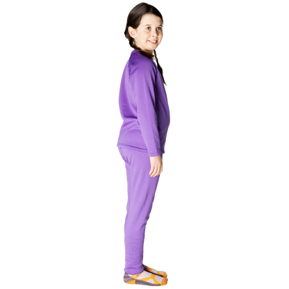 Kids Torrent Layering Fleece Set - Grape