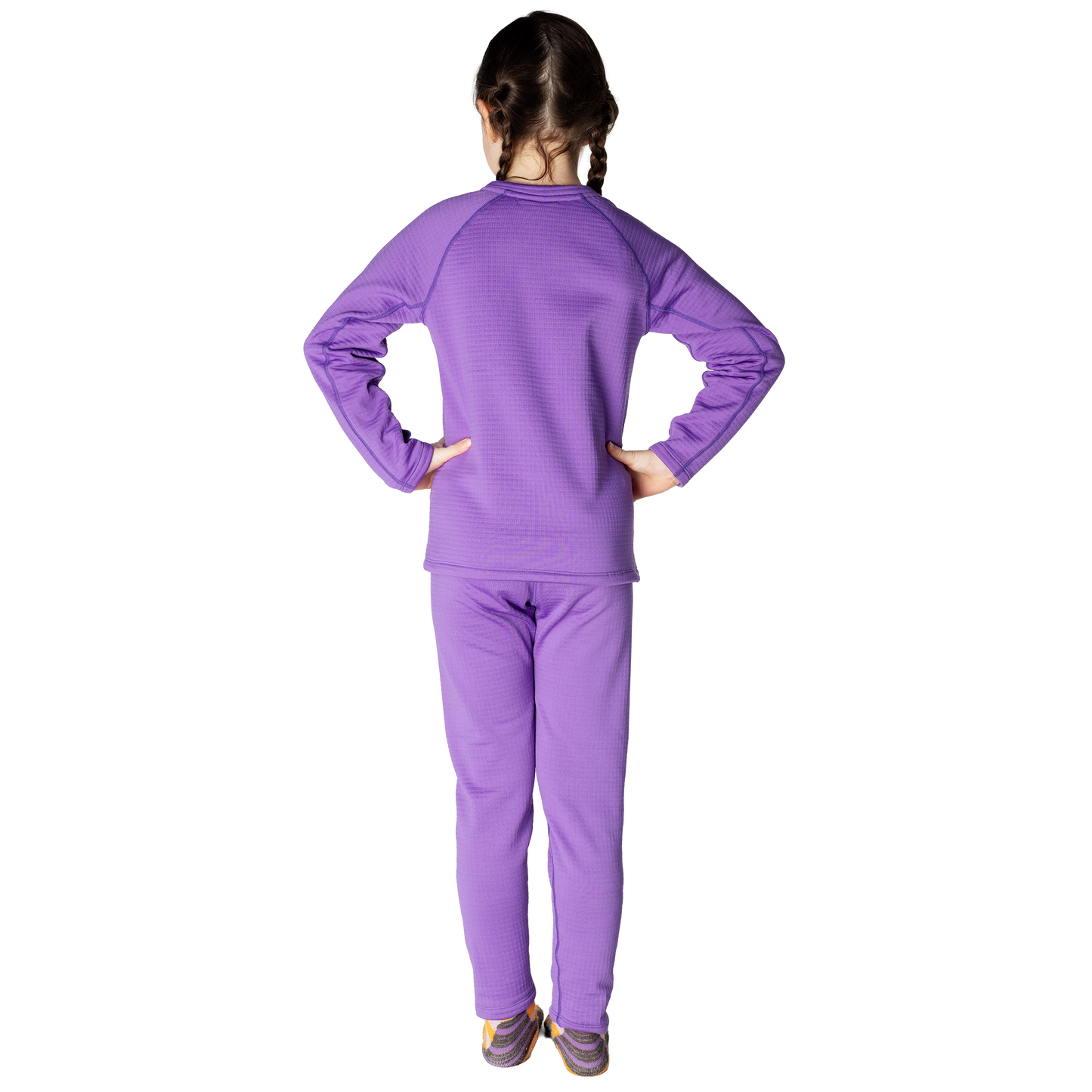 Kids Torrent Layering Fleece Set - Grape