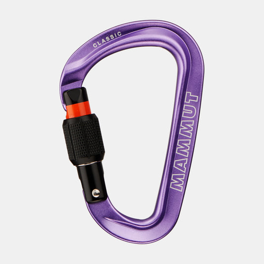 Mammut - Classic HMS Screwgate Carabiner - Alpine Calamint