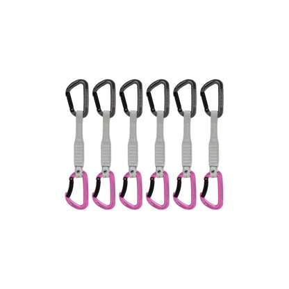 Mammut - Workhorse Keylock 6-Pack Quickdraws 17cm - Grey-Pink