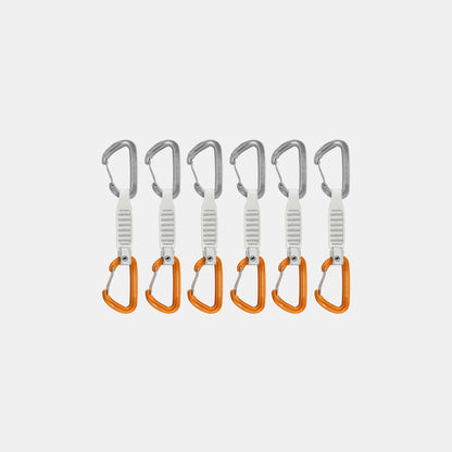 Mammut - Sender Wire 12 cm 6-Pack Quickdraws - Light Grey Gold