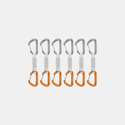Mammut - Sender Wire 12 cm 6-Pack Quickdraws - Light Grey Gold