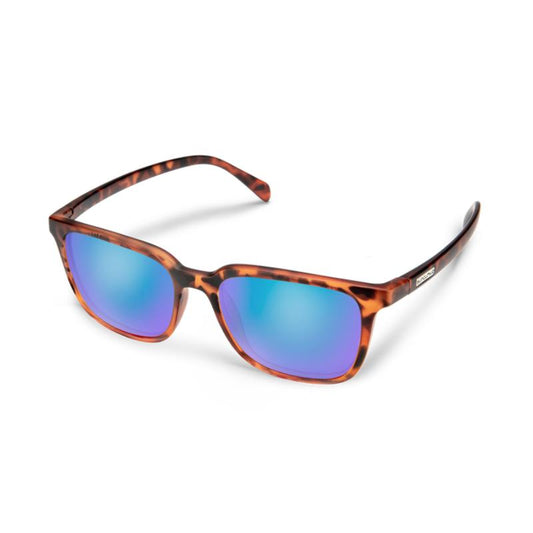 Suncloud - Boundary - Matte Tortoise; Blue Mirror