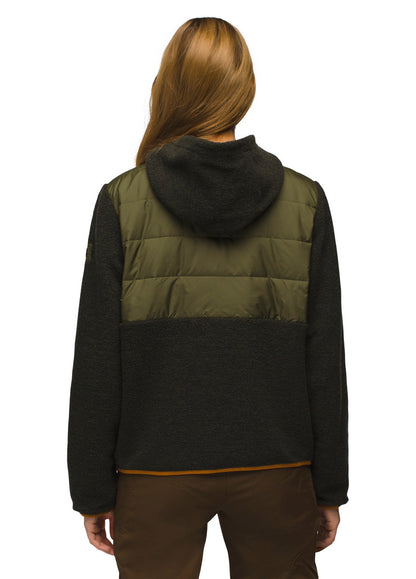 Prana - Wooly Bird Fleece Half Zip - Women's - Black Olive
