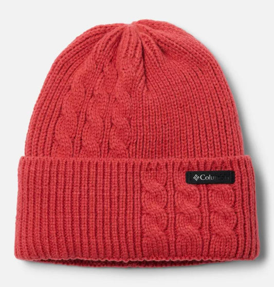 Columbia - Agate Pass Cable Knit Beanie - Women's - Daredevil