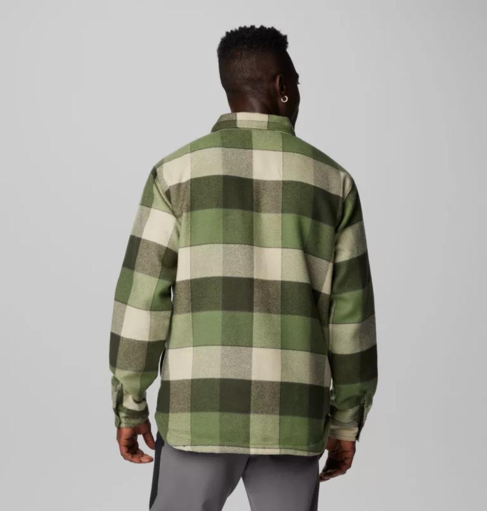Columbia - Windward II Shirt Jacket - Men's - Canteen Multi Windowpane Check