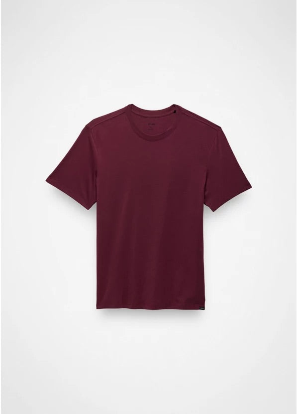 Prana - Everyday Short Sleeve Tee - Deep Vino