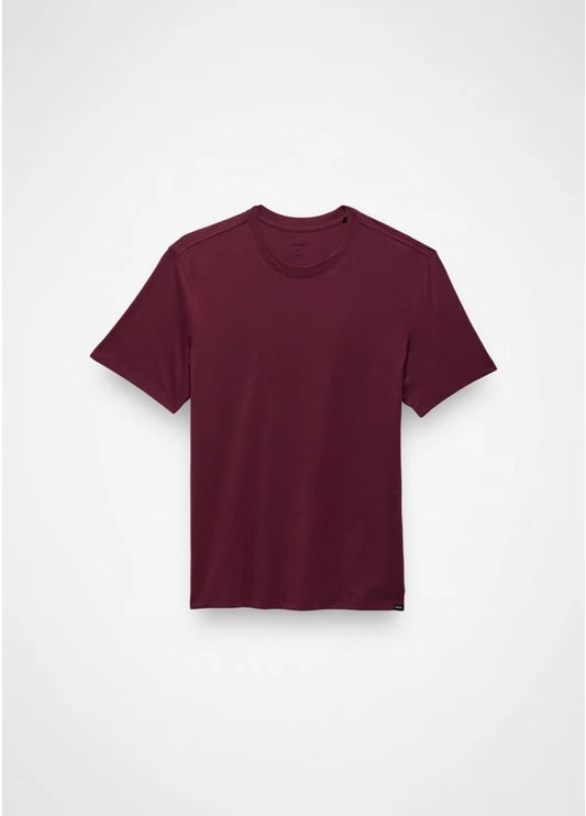 Prana - Everyday Short Sleeve Tee - Deep Vino