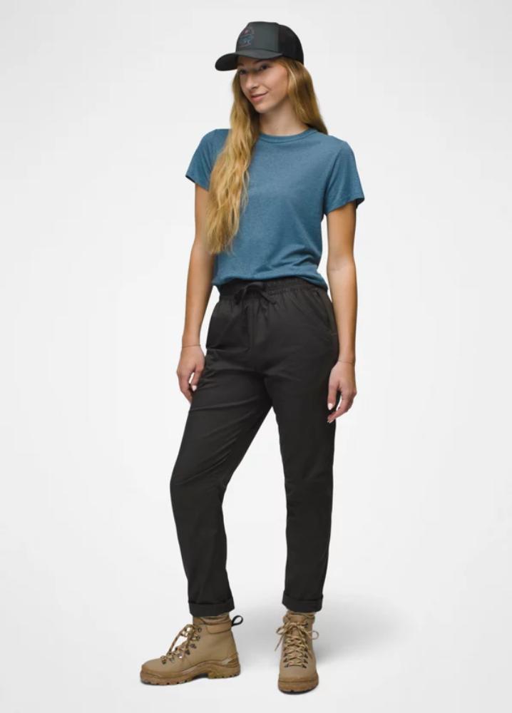 Prana - Cozy Up Short Sleeve Crew - Black