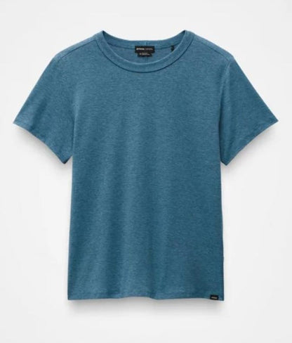 Prana - Cozy Up Short Sleeve Crew - Stormy Night Heather