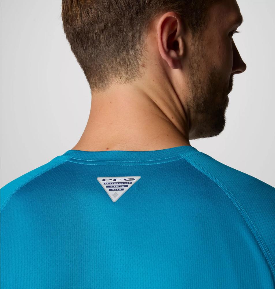 Columbia - Men's PFG Solar Stream Long Sleeve - Blue Echo