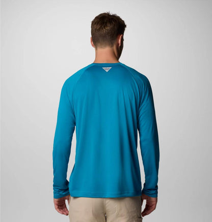 Columbia - Men's PFG Solar Stream Long Sleeve - Blue Echo