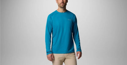 Columbia - Men's PFG Solar Stream Long Sleeve - Blue Echo