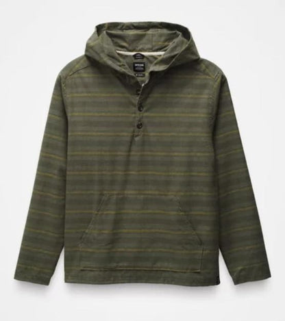 Prana - Westbrook Hooded Flannel - Men's - Rye Green