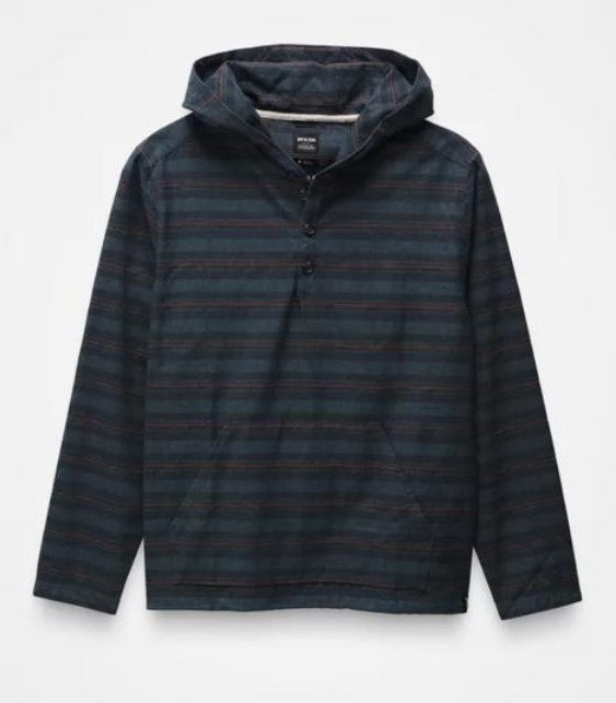 Prana - Westbrook Hooded Flannel - Men's - Rye Green