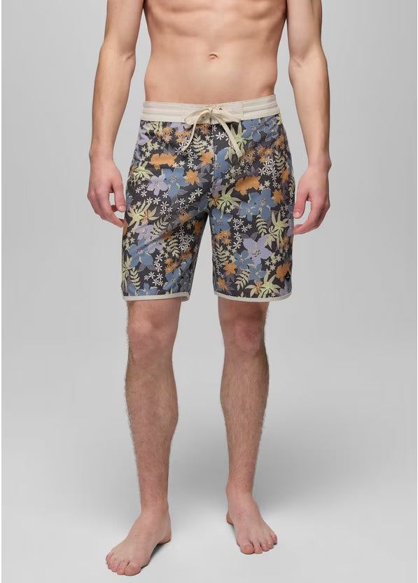 Prana - Vintage Boardshort - Black Summer Nights