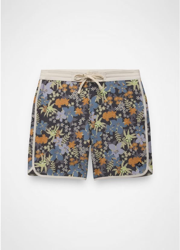 Prana - Vintage Boardshort - Black Summer Nights