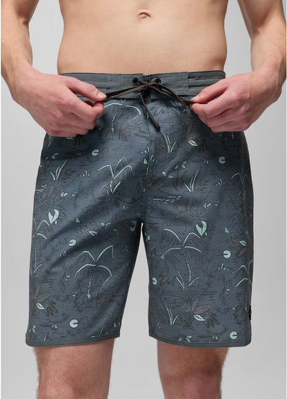 Prana - Vintage Boardshort - Bluff Blue Vacation