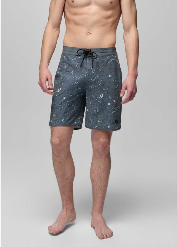 Prana - Vintage Boardshort - Bluff Blue Vacation
