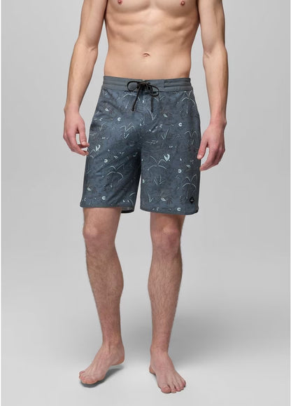 Prana - Vintage Boardshort - Bluff Blue Vacation