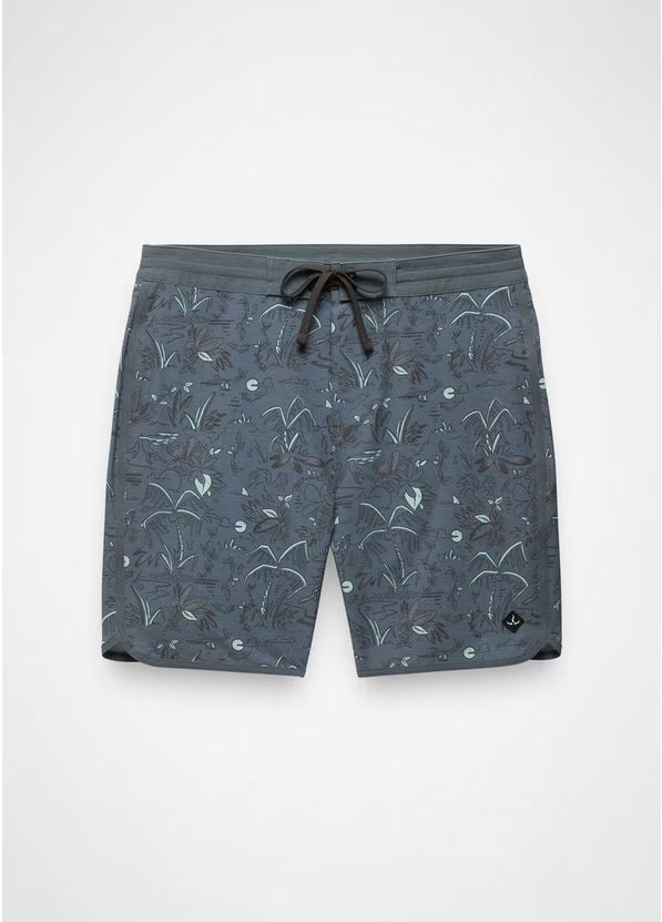 Prana - Vintage Boardshort - Bluff Blue Vacation
