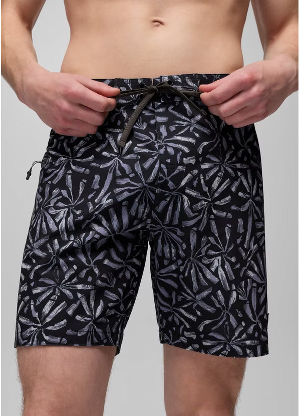Prana - Fenton Boardshort - Black Grounded