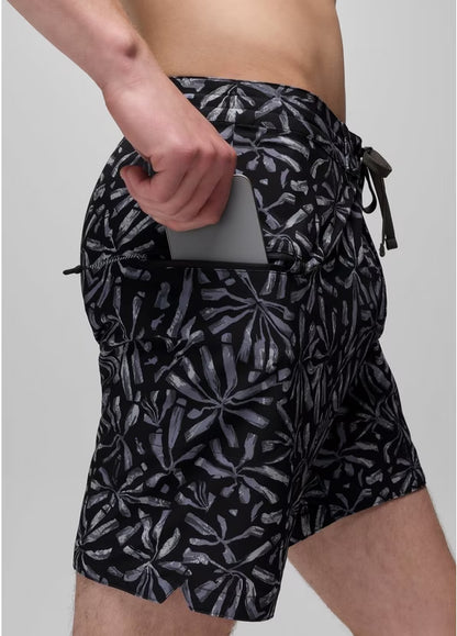 Prana - Fenton Boardshort - Black Grounded