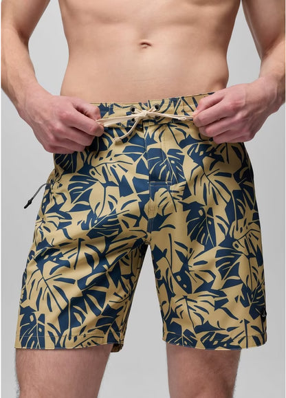 Prana - Fenton Boardshort - Jackfruit Monstera
