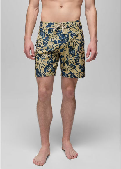 Prana - Fenton Boardshort - Jackfruit Monstera