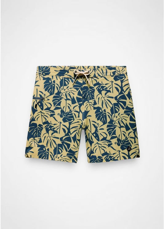Prana - Fenton Boardshort - Jackfruit Monstera