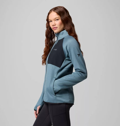 Columbia - Triple Canyon Grid Fleece FZ - Everblue Black