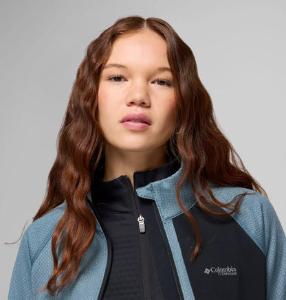 Columbia - Triple Canyon Grid Fleece FZ - Everblue Black