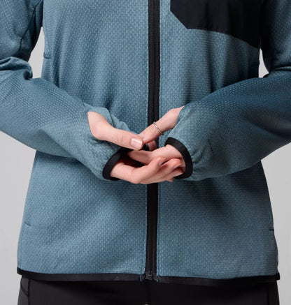 Columbia - Triple Canyon Grid Fleece FZ - Everblue Black