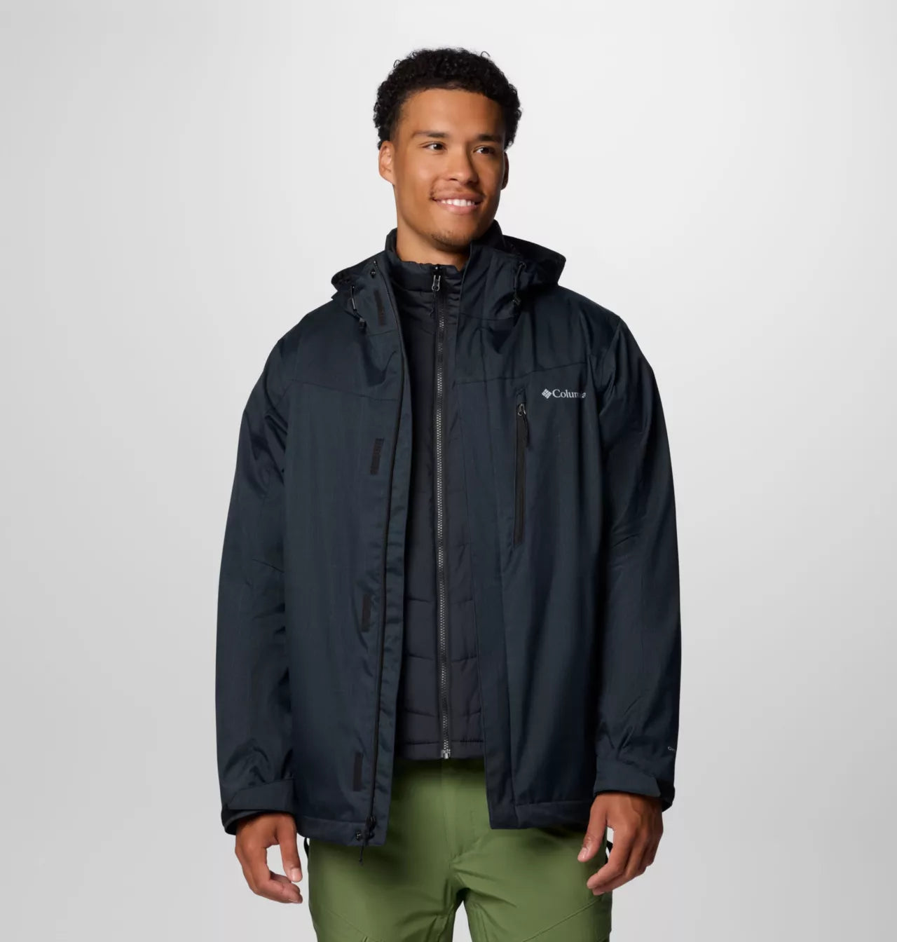 Columbia - Whirlibird V Interchange Jacket - Men's - Black Melange